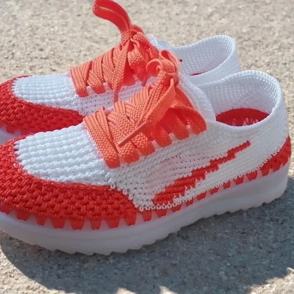Crochet Sneakers Slippers Adult- Custom Retro High Tops | Trendy Streetwear Gift for Sneakerheads | Knitted Plush Booties for Men & Women