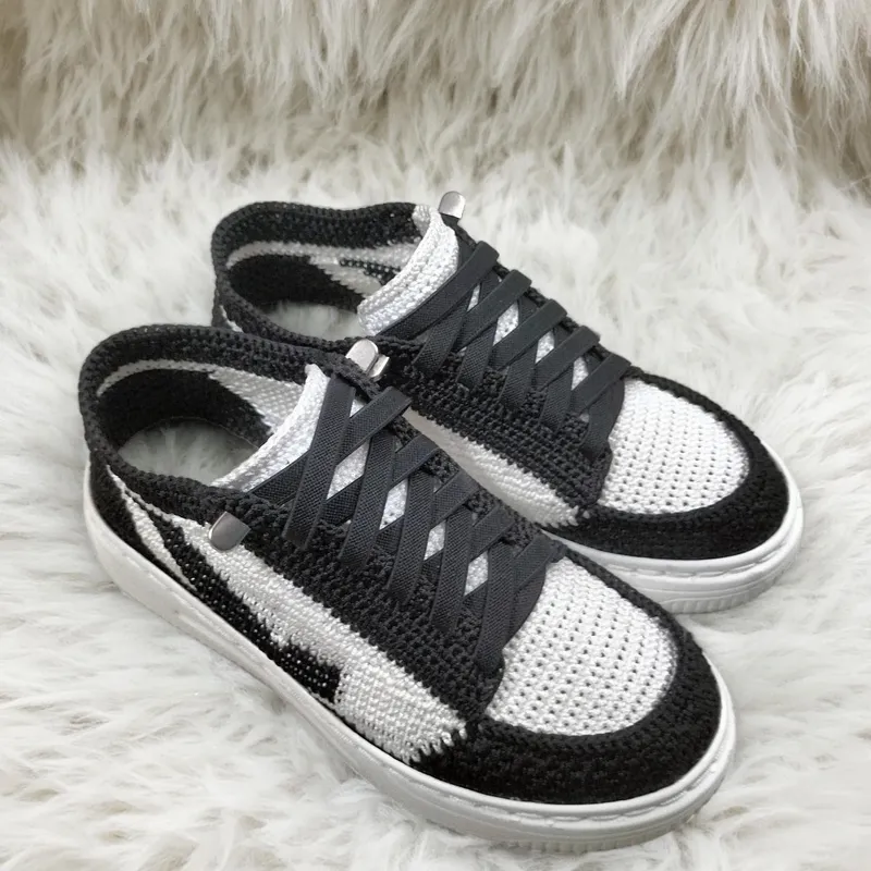 Crochet Sneakers Slippers Adult- Custom Retro High Tops | Trendy Streetwear Gift for Sneakerheads | Knitted Plush Booties for Men & Women - Image 2