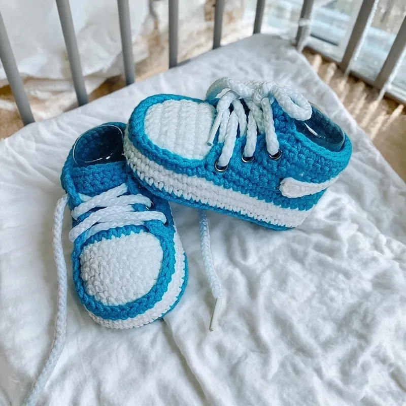 Handmade Crocheted Infant Shoes-JD1 - Image 10