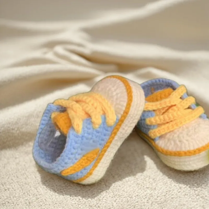 Handmade Crocheted Infant Shoes-JD1 - Image 8