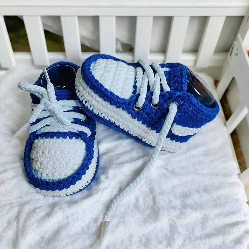 Handmade Crocheted Infant Shoes-JD1 - Image 7