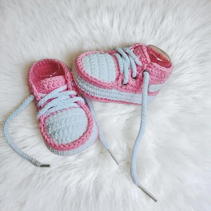 Handmade Crocheted Infant Shoes-JD1 - Image 5